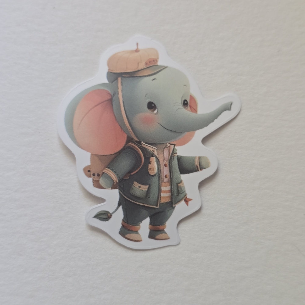 10/$10 Cute Elephant Sticker